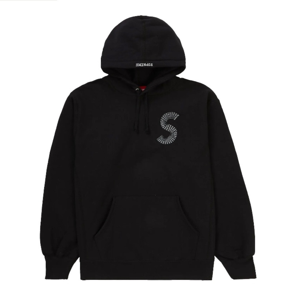 ***SOLD*** Supreme S Logo Hooded Sweatshirt FW20 - Black